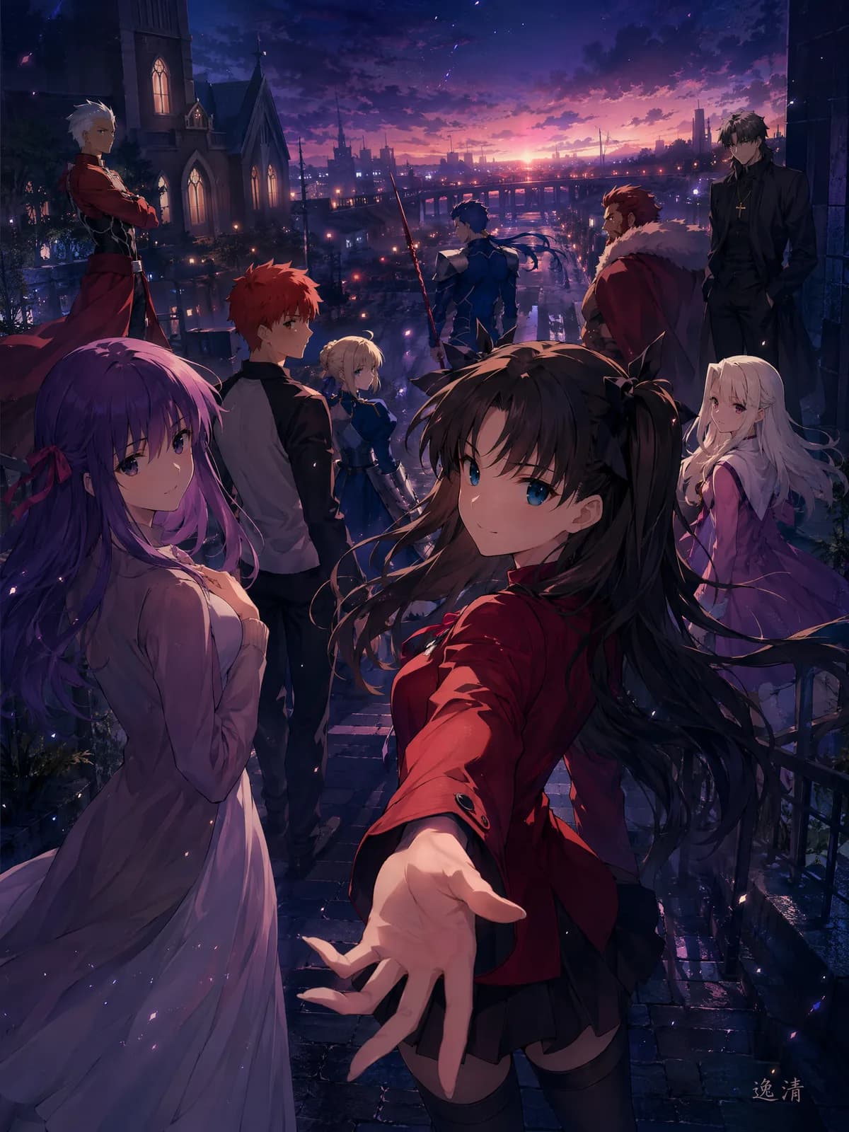 Fate stay night 凛樱群像